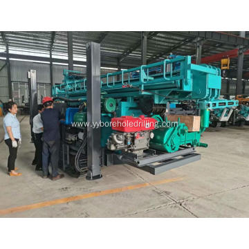 Eaton motor crawler 450m water well drilling rig